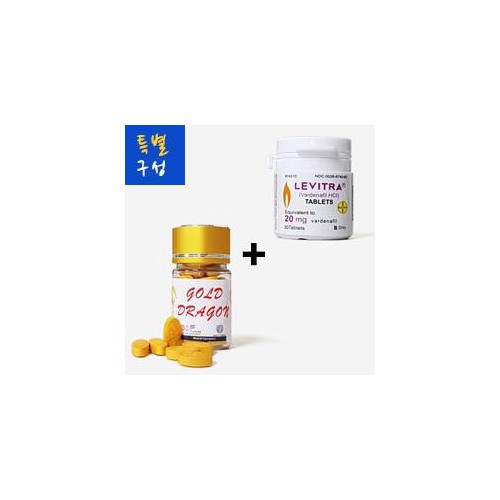 골드드래곤 1통+ 레비트라100미리 1통  사은품 센포스100미리 4정+흥분제 1병
