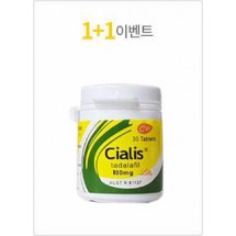 시알리스 100mg 60정+60정 사은품 센포스100미리 4정+흥분제 1병